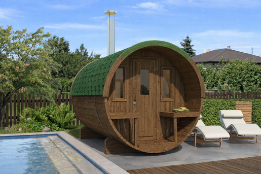 Barrelsauna 2.5 Thermowood