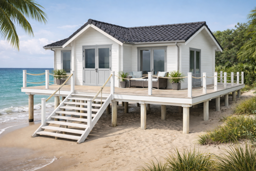 Tuinlodge Gecoat RAL9010 7040