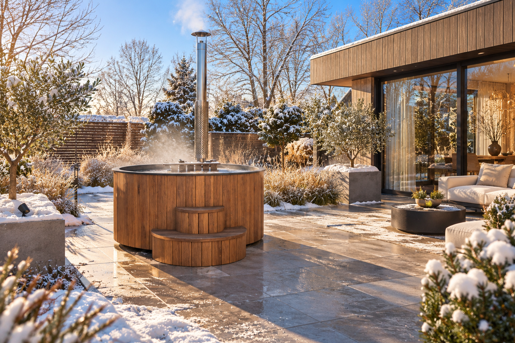 Hottube Winters Nieuw