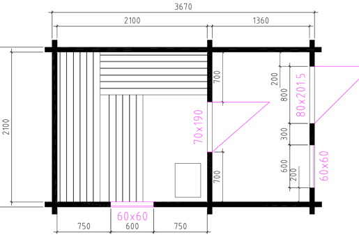 2539S 70Mm Plattegrond