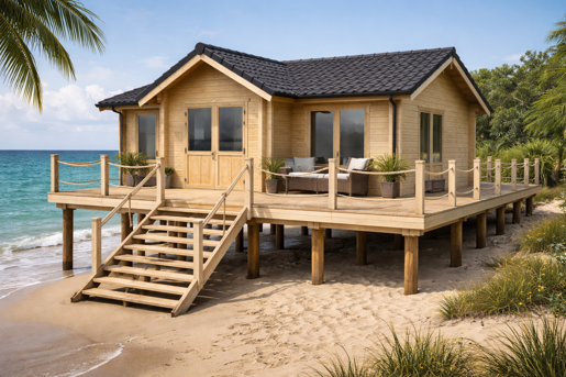 Tuinlodge Onbehandeld.