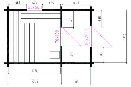 2335S 70Mm Plattegrond