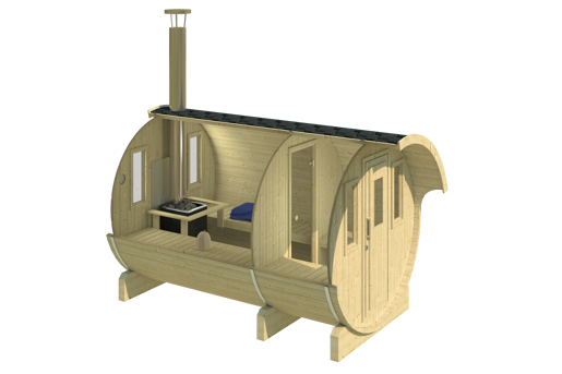 Barrelsauna 3.3 Render 1
