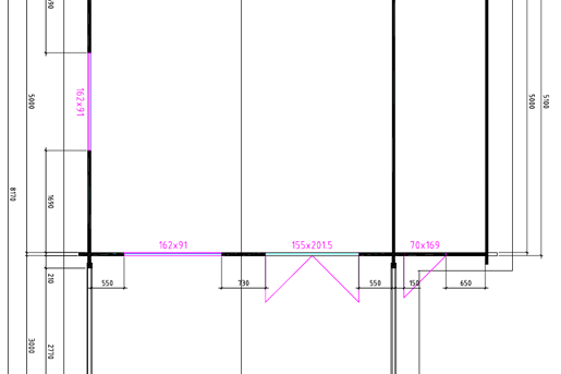 5 X 5 + 3 Z Plattegrond