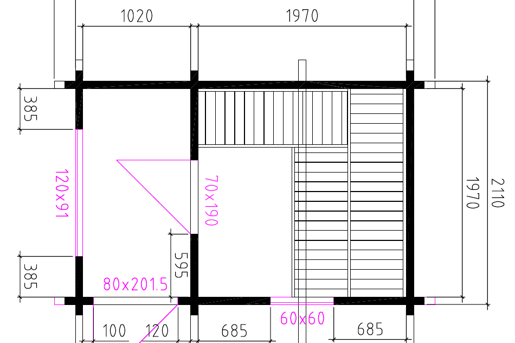 3432M 70Mm Plattegrond