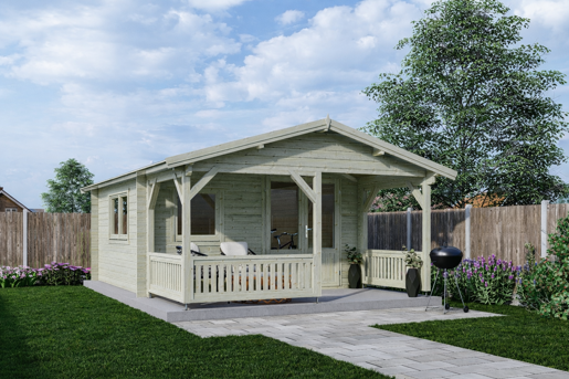 4 X 4 + 2 Geimpregneerd Juiste Render