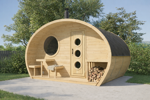 Barrelsauna Ovaal 3.0 Vuren