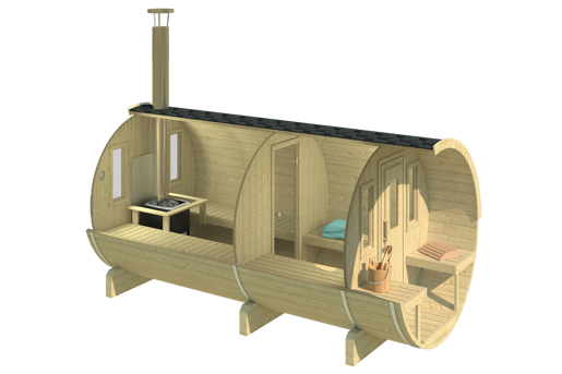 Barrelsauna 4.0 Render 3