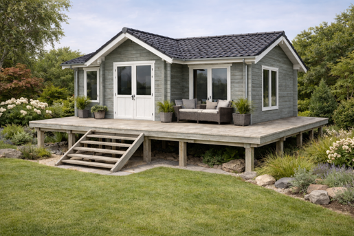 Tuinlodge Gecoat RAL7040 9010