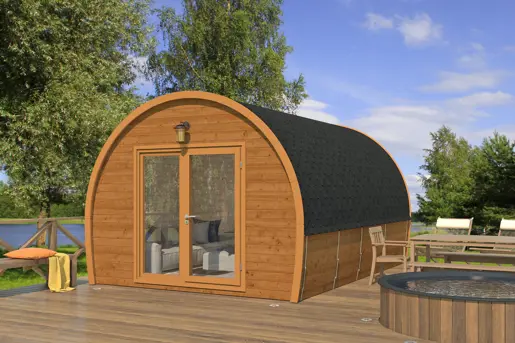 Camping Pod Western Render 4