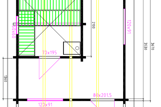 3940S 70Mm Plattegrond