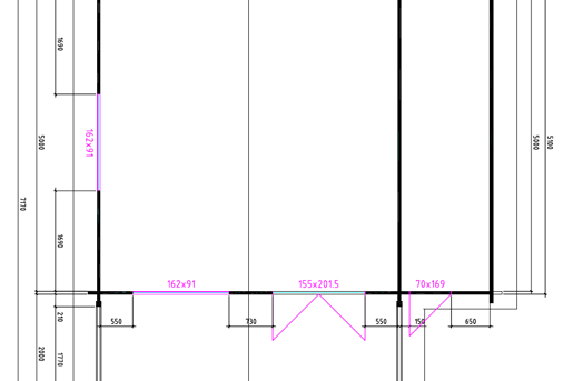 5 X 5 + 2 Z Plattegrond