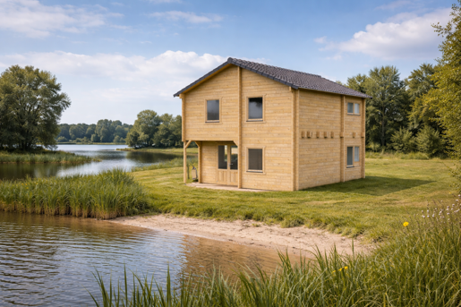 Vakantiechalet Onbehandeld.
