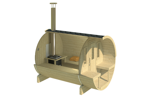 Barrelsauna 2.5 Render 3